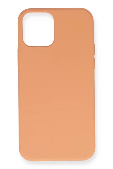 Newface Apple iPhone 12 Pro Max Kılıf Nano içi Kadife Silikon - Turuncu ürün görseli 1