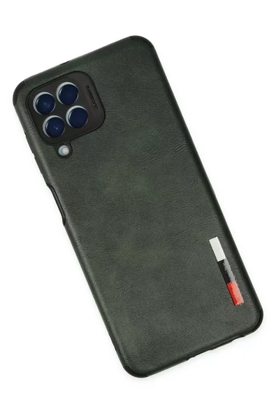 Newface Samsung Galaxy M33 Kılıf Loop Deri Silikon - Yeşil - Resim 2