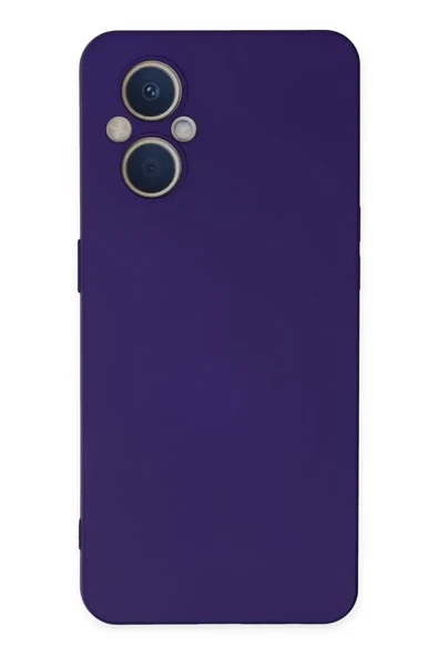 Newface Oppo Reno 7 Lite Kılıf Nano içi Kadife Silikon - Mor ürün görseli 1