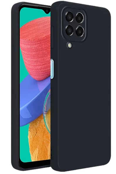 Newface Samsung Galaxy M33 Kılıf First Silikon - Siyah ürün görseli 1