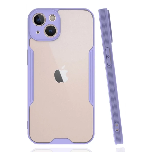 Newface Apple iPhone 14 Plus Kılıf Platin Silikon - Lila - Resim 2