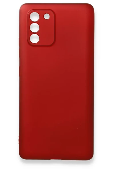 Newface Samsung Galaxy A91 / S10 Lite Kılıf First Silikon - Bordo ürün görseli 1