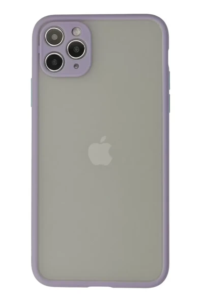 Newface Apple iPhone 12 Pro Kılıf Montreal Silikon Kapak - Mor ürün görseli 1