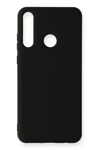 Newface Huawei Y6P Kılıf Nano içi Kadife Silikon - Siyah ürün görseli 1