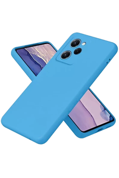 Newface Xiaomi Poco X5 Pro 5G Nano içi Kadife Silikon - Mavi ürün görseli 1