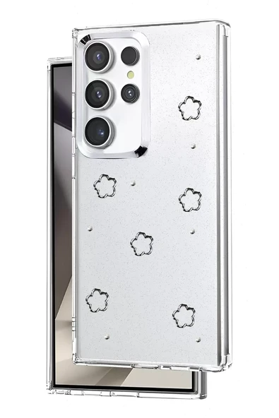 Newface Samsung Galaxy S23 Ultra Fiyonk Desenli Kapak - Desen 2 ürün görseli 1