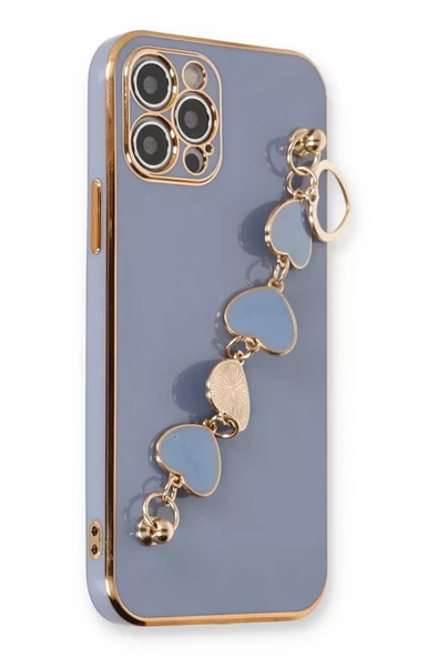 Newface Apple iPhone 12 Pro Max Kılıf Esila Silikon - Gri ürün görseli 1