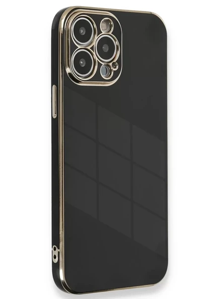 Newface Apple iPhone 15 Pro Kılıf Volet Silikon - Siyah ürün görseli 1