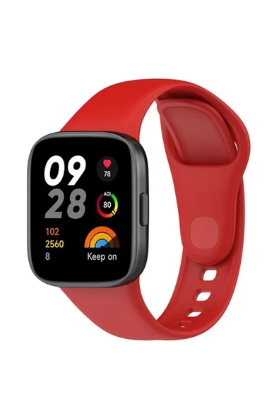 Newface Xiaomi Redmi Watch 3 Klasik Kordon - Kırmızı ürün görseli 1