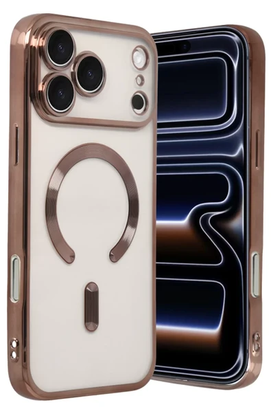 Newface Apple iPhone 17 Pro Kross Magneticsafe Kapak - Çöl Titanyum ürün görseli 1