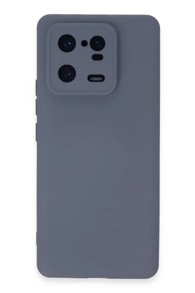 Newface Xiaomi Mi 13 Pro Kılıf Nano içi Kadife Silikon - Gri ürün görseli 1