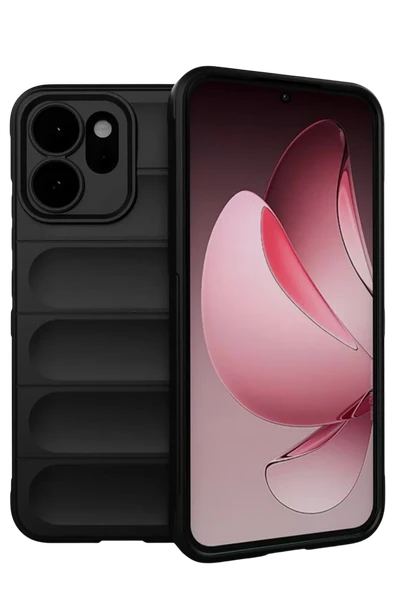 Newface Oppo Reno 14 Optimum Silikon - Siyah ürün görseli 1