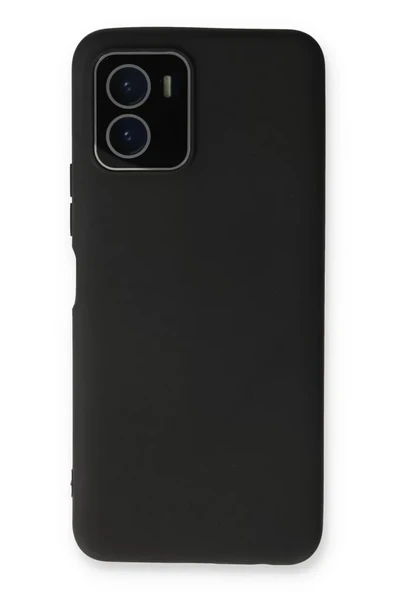 Newface Vivo Y15S Kılıf Lansman Glass Kapak - Siyah ürün görseli 1