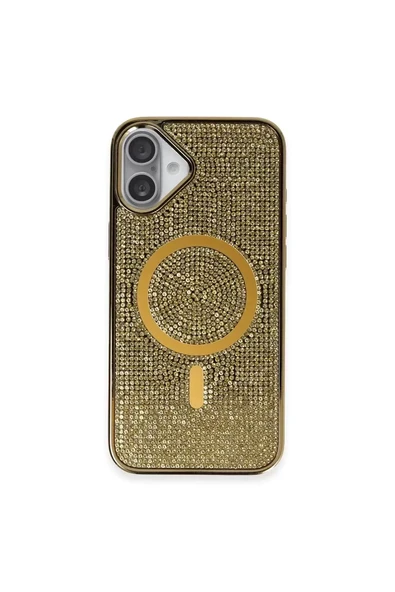 Joko Apple iPhone 16 Plus Kılıf Helen Magsafe Kapak - Gold ürün görseli 1
