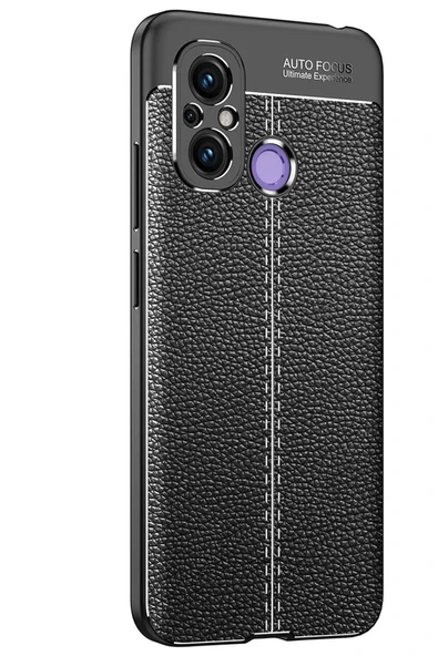 Newface Xiaomi Redmi 12C Kılıf Auto Focus Kapak - Siyah ürün görseli 1