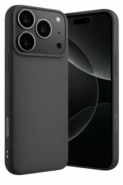 Newface Apple iPhone 17 Pro Max Nano içi Kadife Silikon - Gri ürün görseli 1