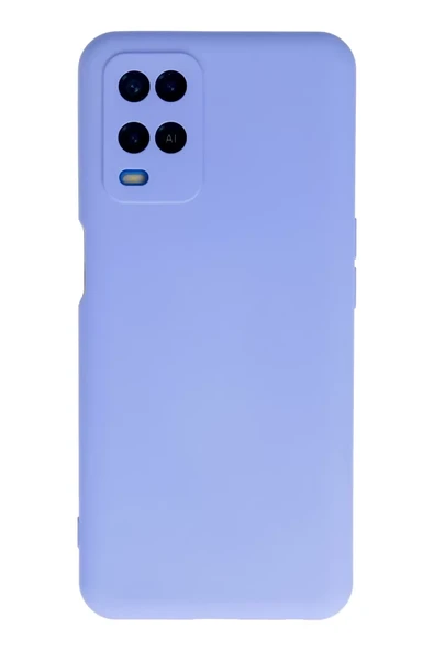 Newface Oppo A54 4G Kılıf Nano içi Kadife Silikon - Lila ürün görseli 1