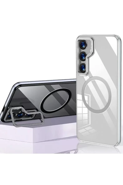 Joko Samsung Galaxy S24 Crystal Magsafe Kapak - Şeffaf ürün görseli 1