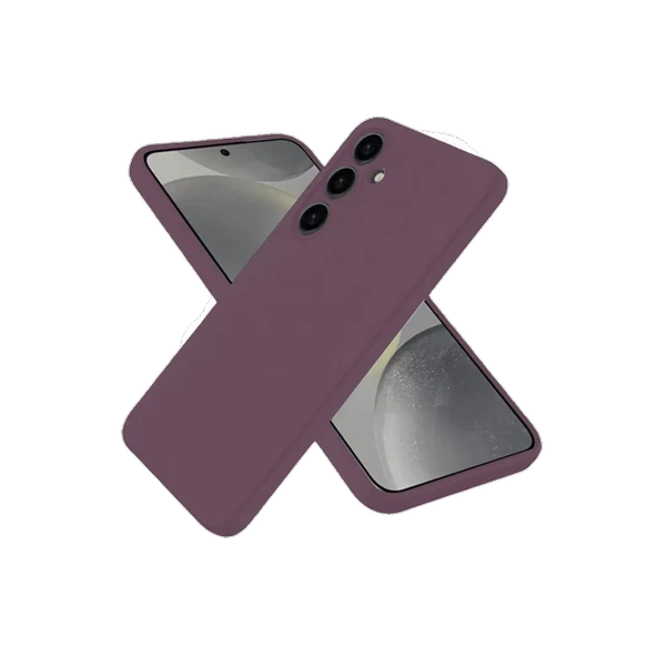 Newface Samsung Galaxy A06 Kılıf First Silikon - Mürdüm - Resim 2