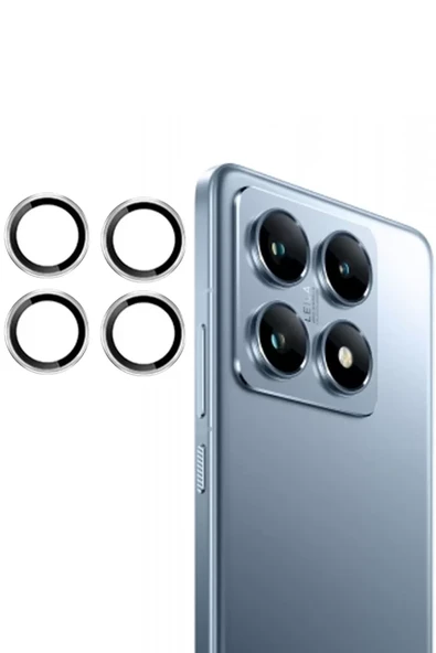 Joko Xiaomi Mi 14T Pro PVD Metal Kamera Lens - Gümüş ürün görseli 1