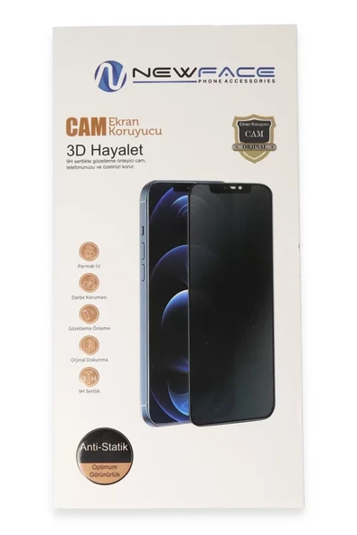 Newface Samsung Galaxy A37 5G 3D Antistatik Hayalet Cam Ekran Koruyucu ürün görseli 1