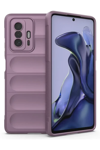 Newface Xiaomi Mi 11T Kılıf Optimum Silikon - Mor ürün görseli 1