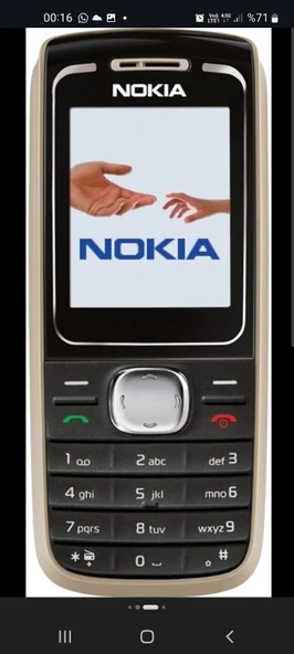 Nokia 1650 siyah orginal ürün görseli 1