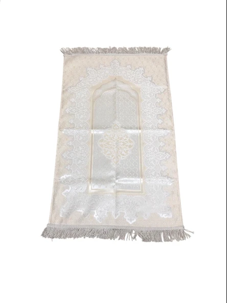 Royam Lüx Kalın Dokulu Saçaklı Saten Jakarlı Seccade 70 X 120 ürün görseli 1