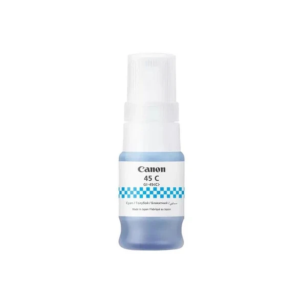 Canon GI-45C Cyan Mavi Şişe Mürekkep ürün görseli 1