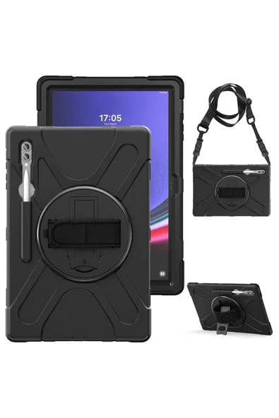 Newface Samsung Galaxy X930 Tab S11 Ultra 14.6 Kılıf Amazing Tablet Kapak - Siyah ürün görseli 1
