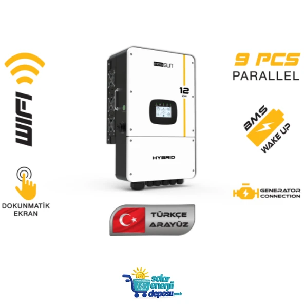 MEXXSUN 48V 15 KW Hibrit Monofaze İnverter LV ürün görseli 1