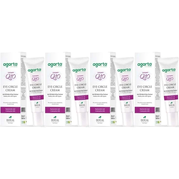 Agarta Doğal Göz Altı Kırışıklık ve Koyu Halka Yaşlandırma Karşıtı Antiaging Kremi 20 ML (4 Lü Set) ürün görseli 1