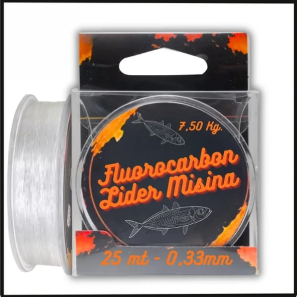 Uyguna-Yakala 25 mt - 0,33mm Fluorocarbon Lider Misina - NA.104 ürün görseli 1