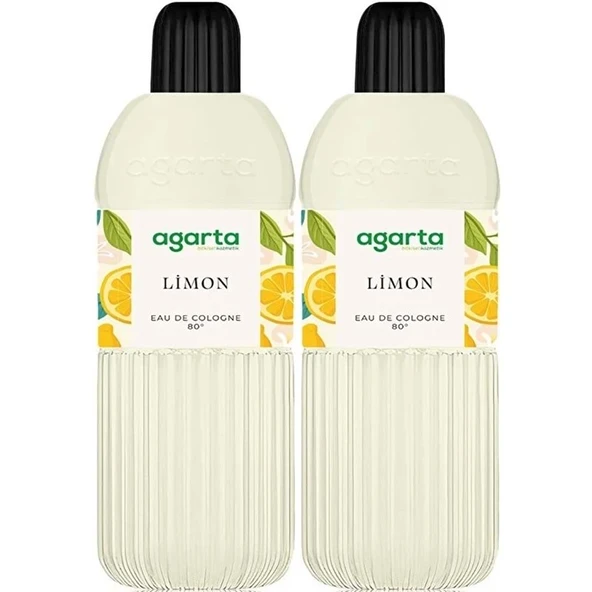 Agarta Kolonya 400 ML Limon 80 Derece Pet Şişe (2 Li Set) ürün görseli 1