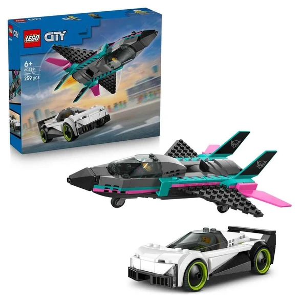 60489 Lego City Jet, Arabaya Karşı 259 parça +6 yaş ürün görseli 1