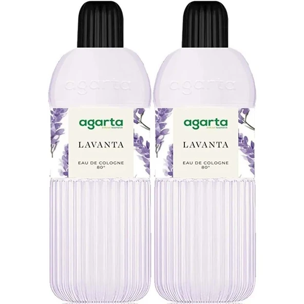 Agarta Kolonya 400 ML Lavanta 80 Derece Pet Şişe (2 Li Set) ürün görseli 1