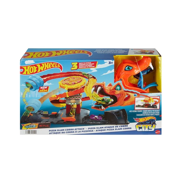 HTN81 Hot Wheels Pizza Dükkanında Kobra Macerası Oyun Seti ürün görseli 1