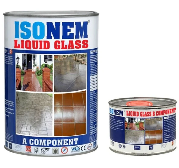 İsonem Liquid Glass Sıvı Cam 4 kg Set - Resim 4