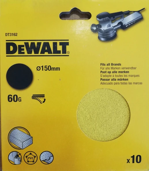 Dewalt DT3162 150mm Zımpara Kağıdı ürün görseli 1