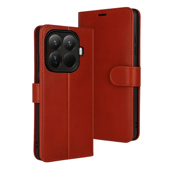 Newface Xiaomi Mi 15T Pro Trend S Plus Kapaklı Kılıf - Kırmızı ürün görseli 1