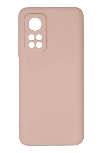 Newface Xiaomi Mi 10T Kılıf Nano içi Kadife Silikon - Pudra ürün görseli 1