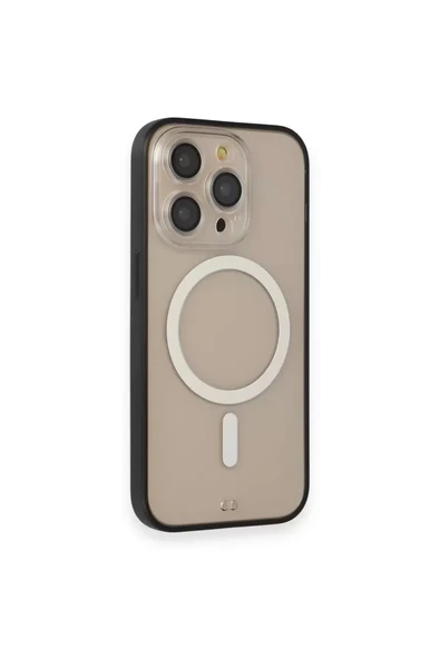Newface Apple iPhone 14 Pro Kılıf Grand Magneticsafe Kapak - Siyah ürün görseli 1