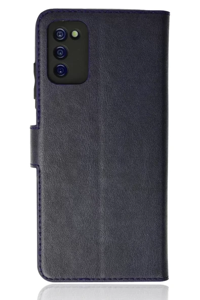 Newface Samsung Galaxy A03S Kılıf Trend S Plus Kapaklı Kılıf - Lacivert ürün görseli 1
