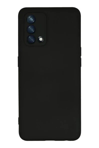 Newface Oppo A74 4G Kılıf Nano içi Kadife Silikon - Siyah ürün görseli 1