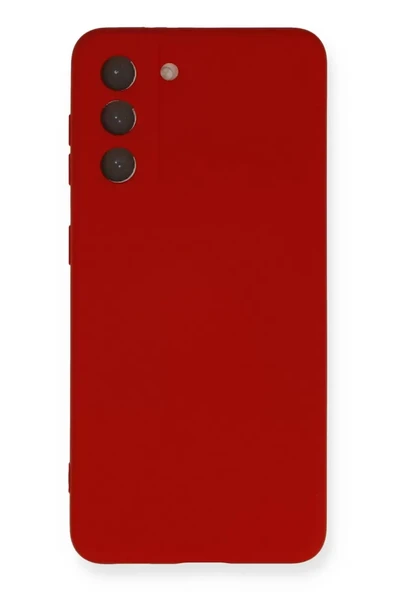Newface Samsung Galaxy S21 Kılıf Nano içi Kadife Silikon - Kırmızı ürün görseli 1