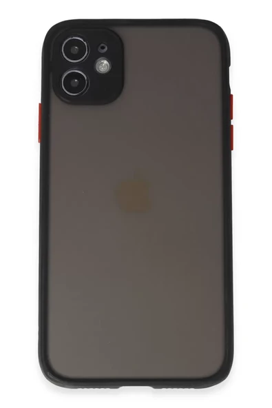 Newface Apple iPhone 11 Kılıf Montreal Silikon Kapak - Siyah ürün görseli 1