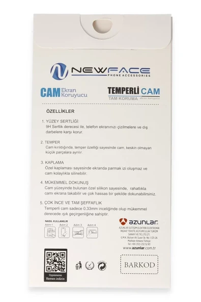 Newface Apple iPhone 14 Pro Max 3D Antistatik Cam Ekran Koruyucu - Resim 2