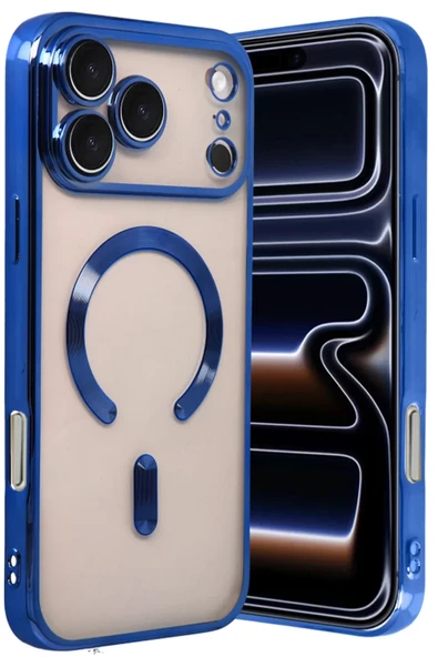 Newface Apple iPhone 17 Pro Kross Magneticsafe Kapak - Lacivert ürün görseli 1