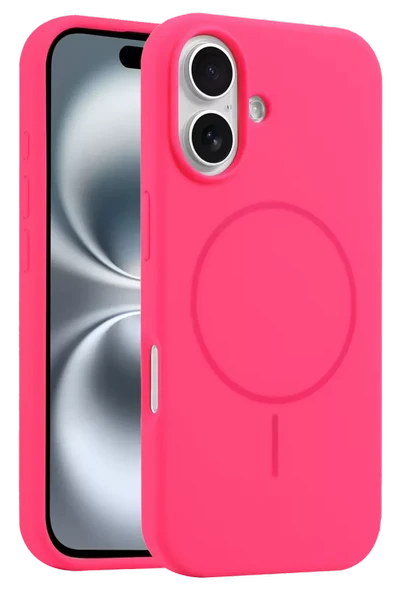 Joko Apple iPhone 16 Plus Kılıf Jully Magsafe Kapak - Pembe ürün görseli 1
