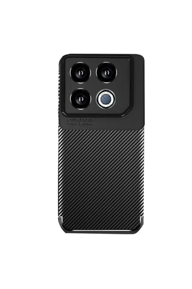 Newface İnfinix GT 20 Pro Kılıf Auto Focus Karbon Kapak - Siyah ürün görseli 1